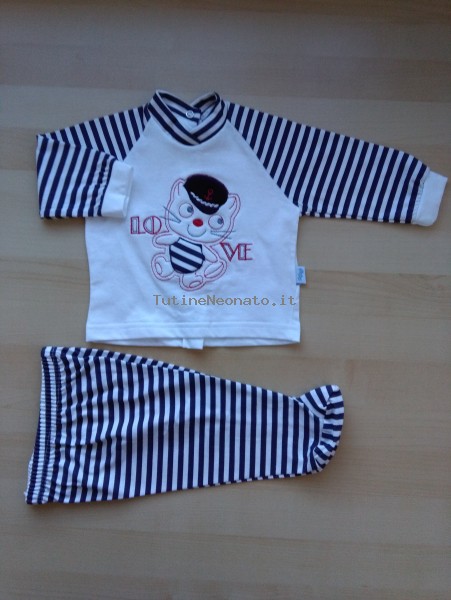 completino in cotone jersey  Blu Taglia 0-1 mese