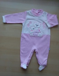 Immagine tutina neonato in cotone interlock baby