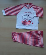 Immagine tutina neonato completo clinica in cotone jersey piccoli marinai