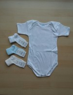 Corredino intimo body e calzini in cotone