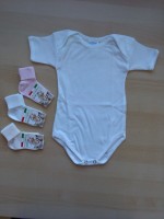 Corredino intimo body e calzini in cotone