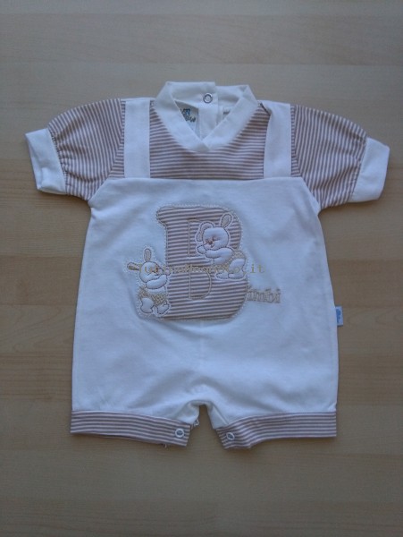 Pagliaccetto neonato e neonata Bimbi bianco panna 0-1 mese