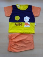 Immagine tutina completo cotone jersey sole smile
