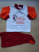 Immagine tutina completo in cotone forza roma