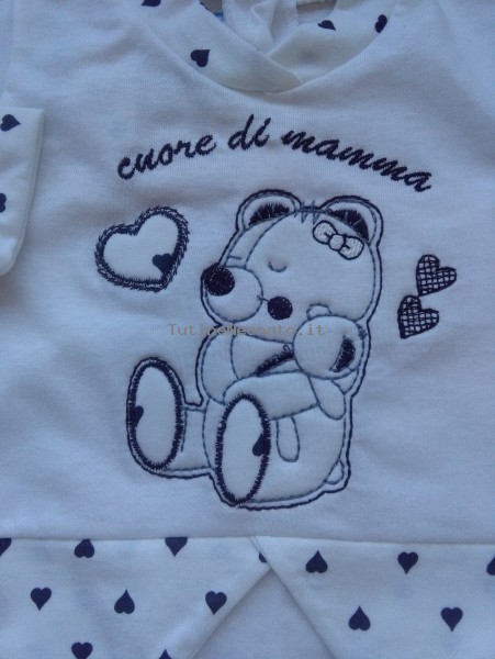 tutina cotone jersey cuore di mamma  2