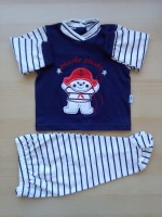 Immagine tutina completo in cotone piccolo pirata