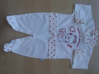 Immagine tutina cotone jersey cuore di mamma