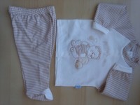 Immagine tutina completo cotone piccolo mio righe
