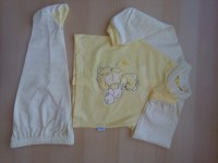 Immagine tutina completo cotone piccolo mio righe