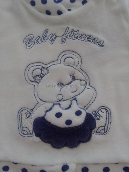 tutina completo ciniglia baby fitness  2