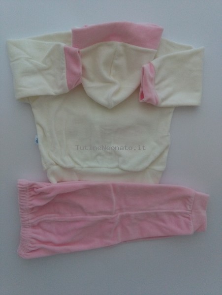 tuta cappuccio coniglietti amici del cuore 3