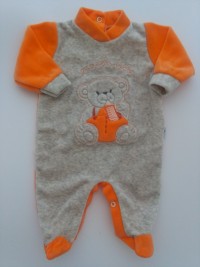 Immagine tutina in ciniglia orsetto piccolo bebe