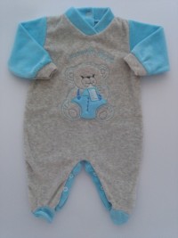 Immagine tutina in ciniglia orsetto piccolo bebe