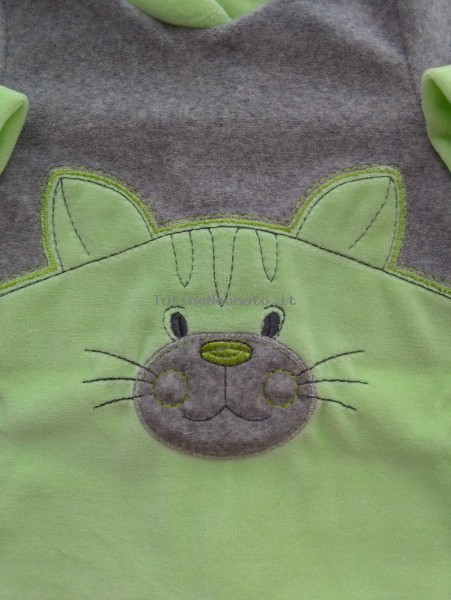 tutina ciniglia gatto melange  2