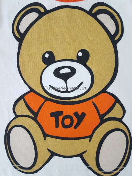 tutina completino cotone jersey orso toy  2