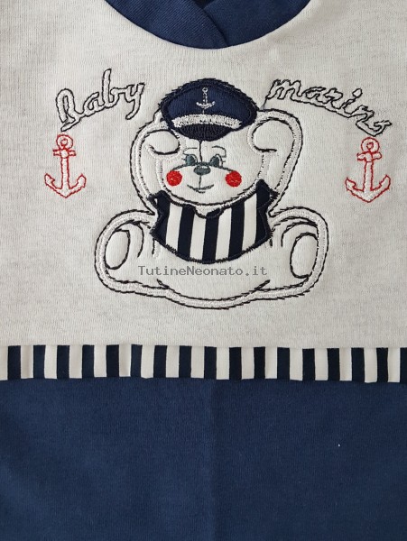tutina pagliaccetto baby marins  2