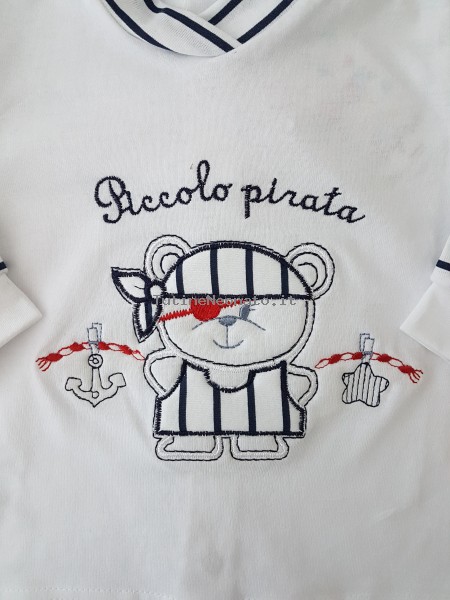 tutina completo in cotone piccolo pirata 2