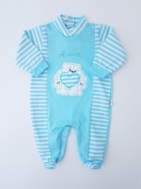 Immagine tutina neonato in jersey amori