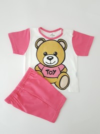 Immagine tutina completino cotone jersey orso toy