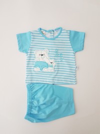 Immagine tutina completo cotone jersey orsi baby