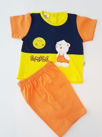 Immagine tutina completo cotone jersey sole smile