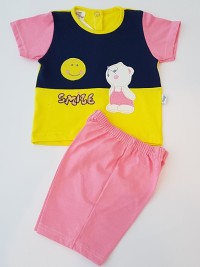Immagine tutina completo cotone jersey sole smile