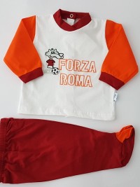 Immagine tutina completo in cotone forza roma