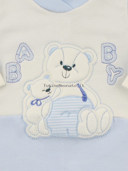 tutina neonato in cotone interlock baby 3