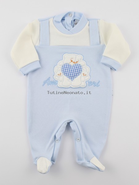 Vendita TUTINA NEONATO MASCHIO DUE PEZZI CON PIEDINO COTONE MANICA LUNGA DISNEY