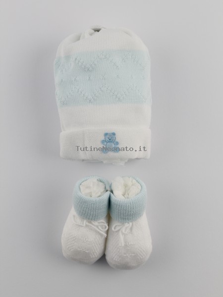 scarpette celesti neonato