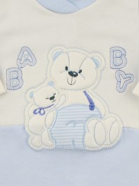 Immagine tutina neonato in cotone interlock baby