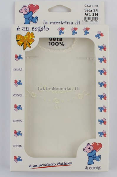 camicina nascita in seta  3