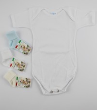 Corredino intimo body e calzini in cotone