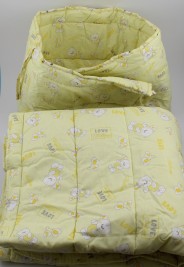 Immagine corredino lettino in cotone love balloon