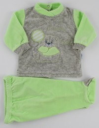Tutina completo clinica in ciniglia piccolo bebe.
