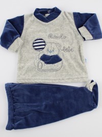Tutina completo clinica in ciniglia piccolo bebe.