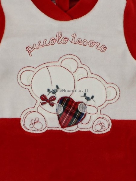 tutina in ciniglia orsetti piccolo tesoro  2