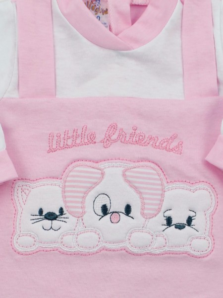 tutina in jersey piccoli amici  2