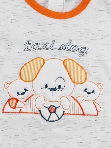 tutina completo cotone jersey taxi dog  2