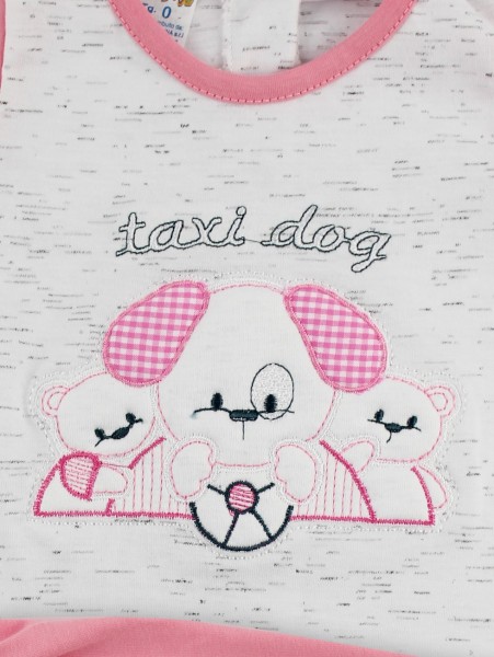 tutina completo cotone jersey taxi dog  2