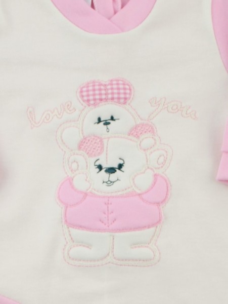 Tutina interlock orsetto con coniglietto 2