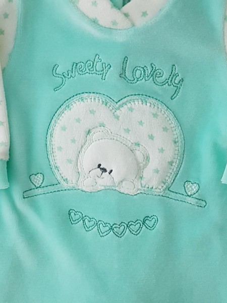 tutina in ciniglia orsetto sweety lovely di  2