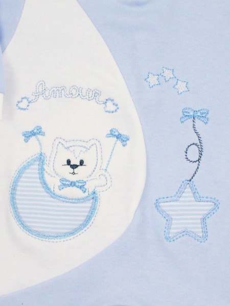tutina cotone interlock amour stelle e luna  2