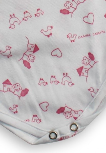body mezza manica in cotone stampato  2