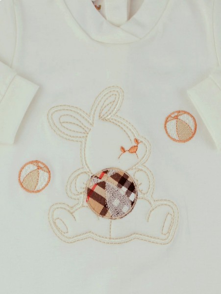 tutina cotone jersey coniglio rabbit 2