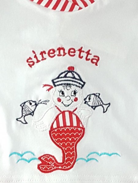 tutina completo in cotone jersey sirenetta  2