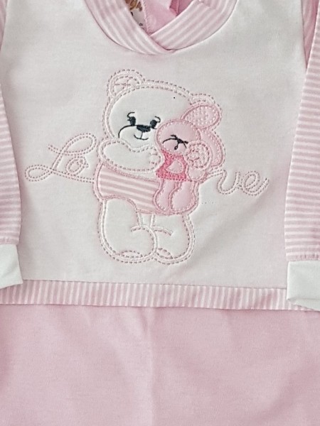 tutina cotone jersey love 3