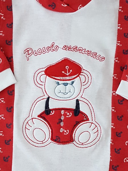 tutina cotone jersey piccolo marinaio  2