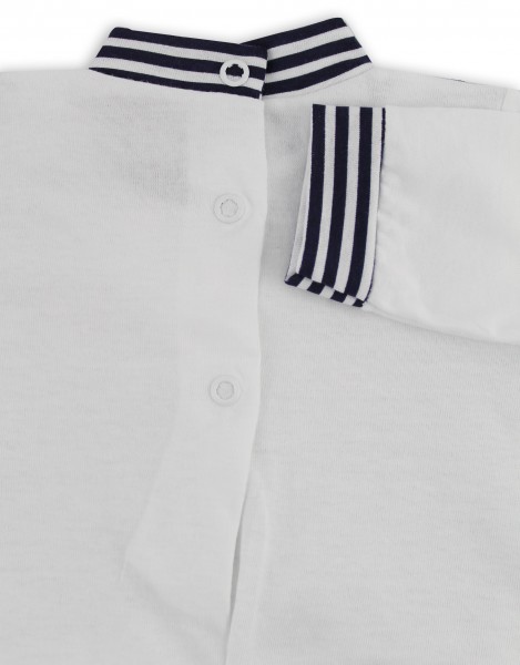 tutina in jersey gilet righe  3
