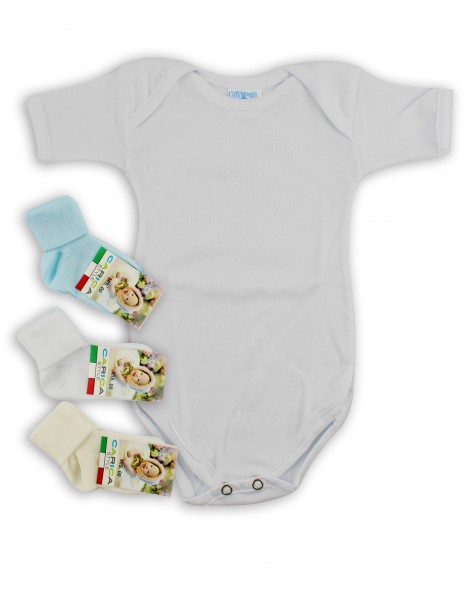 Corredino intimo body e calzini in cotone  3